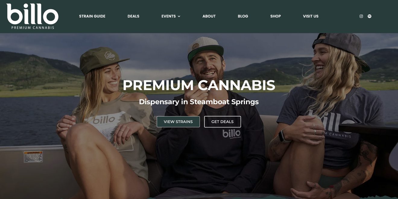 Billo dispensary website