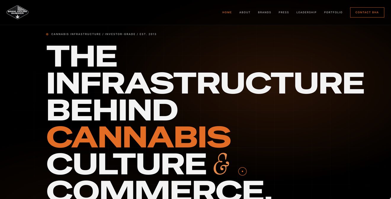 Brand House America website